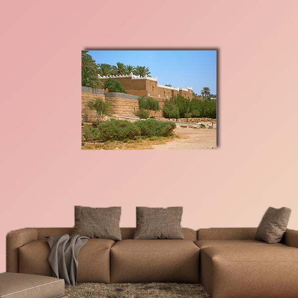 Streets of the old city Diriyah near Ar Riyadh, Kingdom of Saudi Arabia wall art