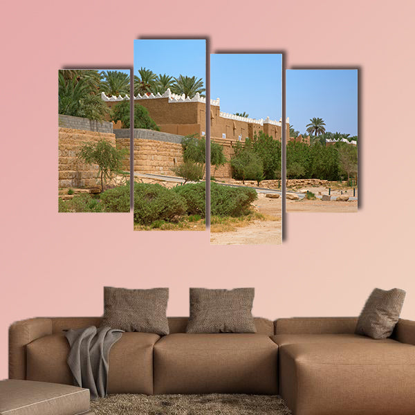 Streets of the old city Diriyah near Ar Riyadh, Kingdom of Saudi Arabia wall art