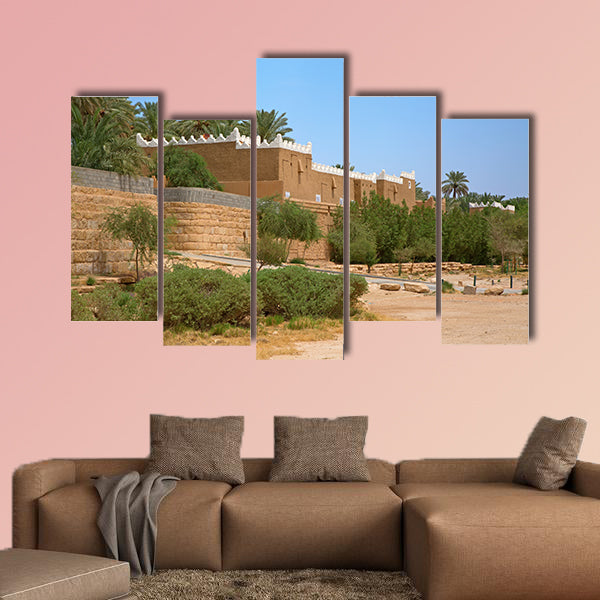 Streets of the old city Diriyah near Ar Riyadh, Kingdom of Saudi Arabia wall art