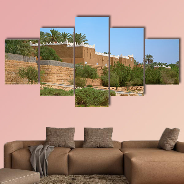 Streets of the old city Diriyah near Ar Riyadh, Kingdom of Saudi Arabia wall art