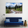 Summer mountain valley, Kazakhstan, Tyan-Shan Mountains Multi Panel Canvas Wall Art