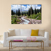 Summer mountain valley, Kazakhstan, Tyan-Shan mountains Multi Panel Canvas Wall Art