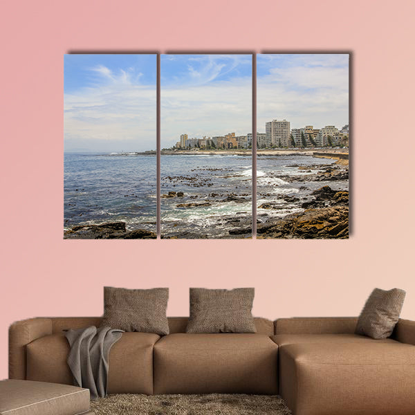 Panoramic view of Sea Point multi panel canvas wall art