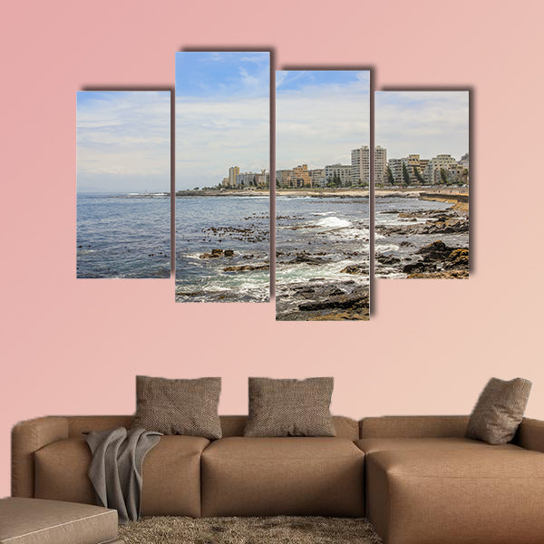Panoramic view of Sea Point multi panel canvas wall art