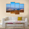 Gulf Of Tadjoura, Ghoubet Lake And Diable Island In Djibouti Multi Panel Canvas Wall Art