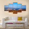 Gulf Of Tadjoura, Ghoubet Lake And Diable Island In Djibouti Multi Panel Canvas Wall Art