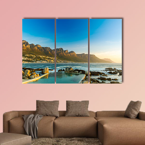 Twelve Apostles in South Africa at Sunset multi panel canvas wall art