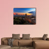 Sunset over Havana, Cuba multi panel canvas wall art