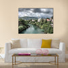 Nerteva River and Old City of Mostar, with Ottoman Mosque Multi panel canvas wall art