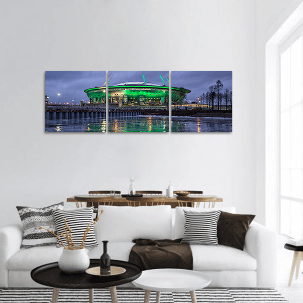 New stadium football club "Zenit Saint Petersburg" Panoramic canvas Wall Art