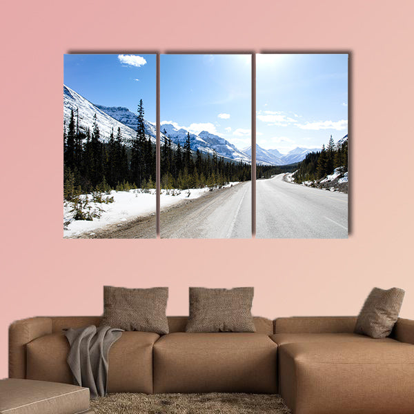 Highway 93-Kootenay Highway, Canadian Rockies Multi panel canvas wall art