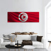 National flag of Tunisia panoramic canvas wall art