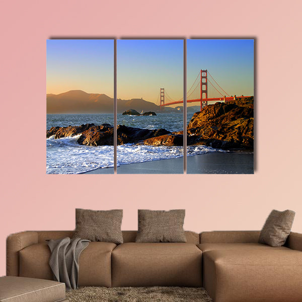 Baker Beach is a state and national public beach on the Pacific Ocean wall art