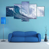 The Ocean wave with full pressure, Multi Panel Canvas Wall Art