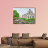 The tiny Bonifacius Bridge over Den Dijver canal multi panel canvas wall art