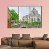 The tiny Bonifacius Bridge over Den Dijver canal multi panel canvas wall art