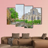 The tiny Bonifacius Bridge over Den Dijver canal multi panel canvas wall art