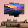 Lone Rock Beach at Sunset Calm Lake Powell Utah United States multi panel canvas wall art