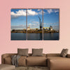 View of the port of Amsterdam, the biggest cocoa harbor canvas wall art