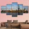 View of the port of Amsterdam, the biggest cocoa harbor canvas wall art