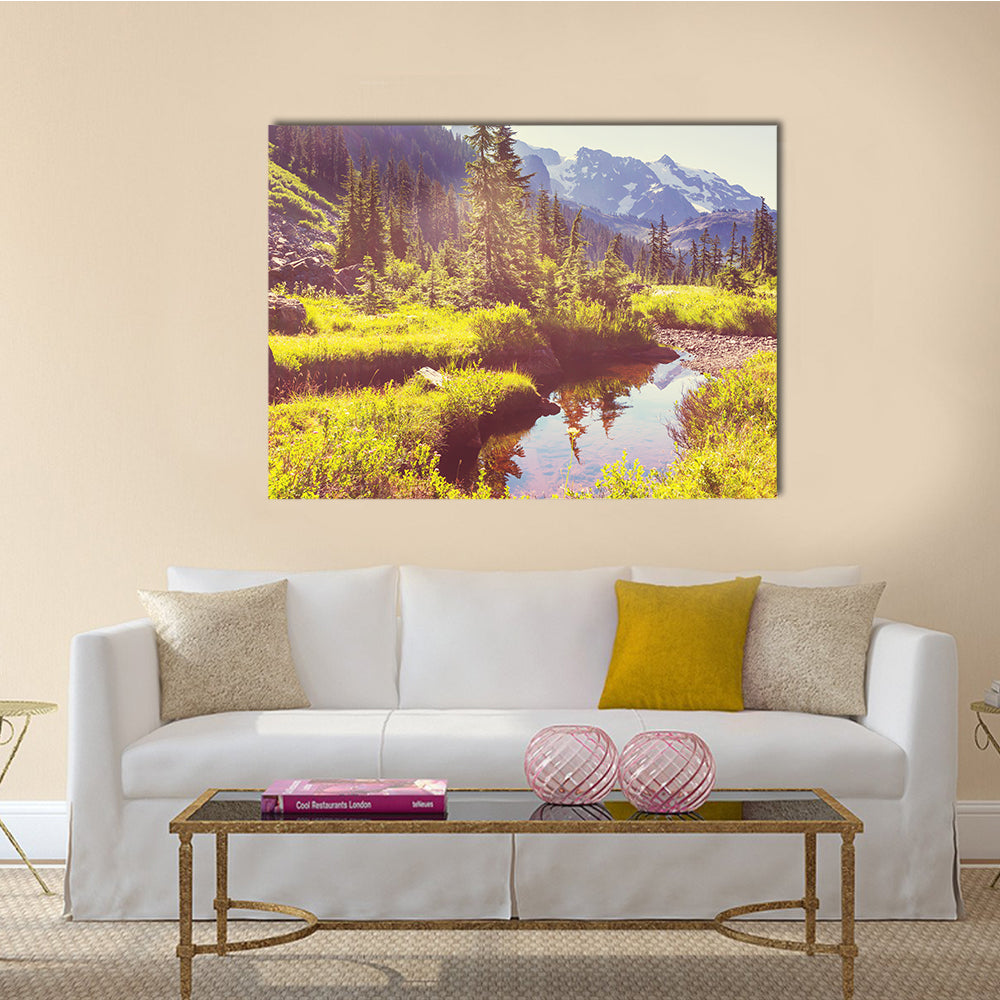 Mt. Baker recreation area, Washington, USA Multi Panel Canvas Wall Art