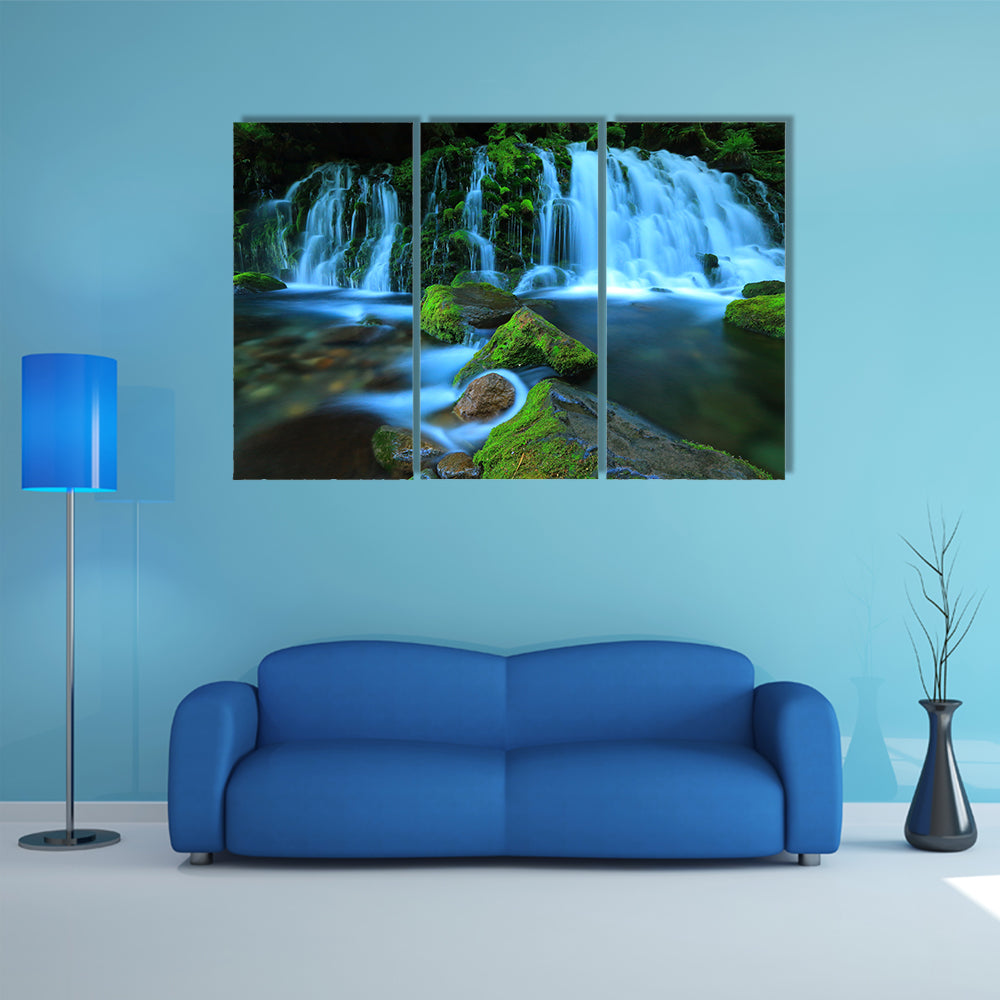 Akita Prefecture Xia Yuan falls subsoil water multi panel canvas wall art