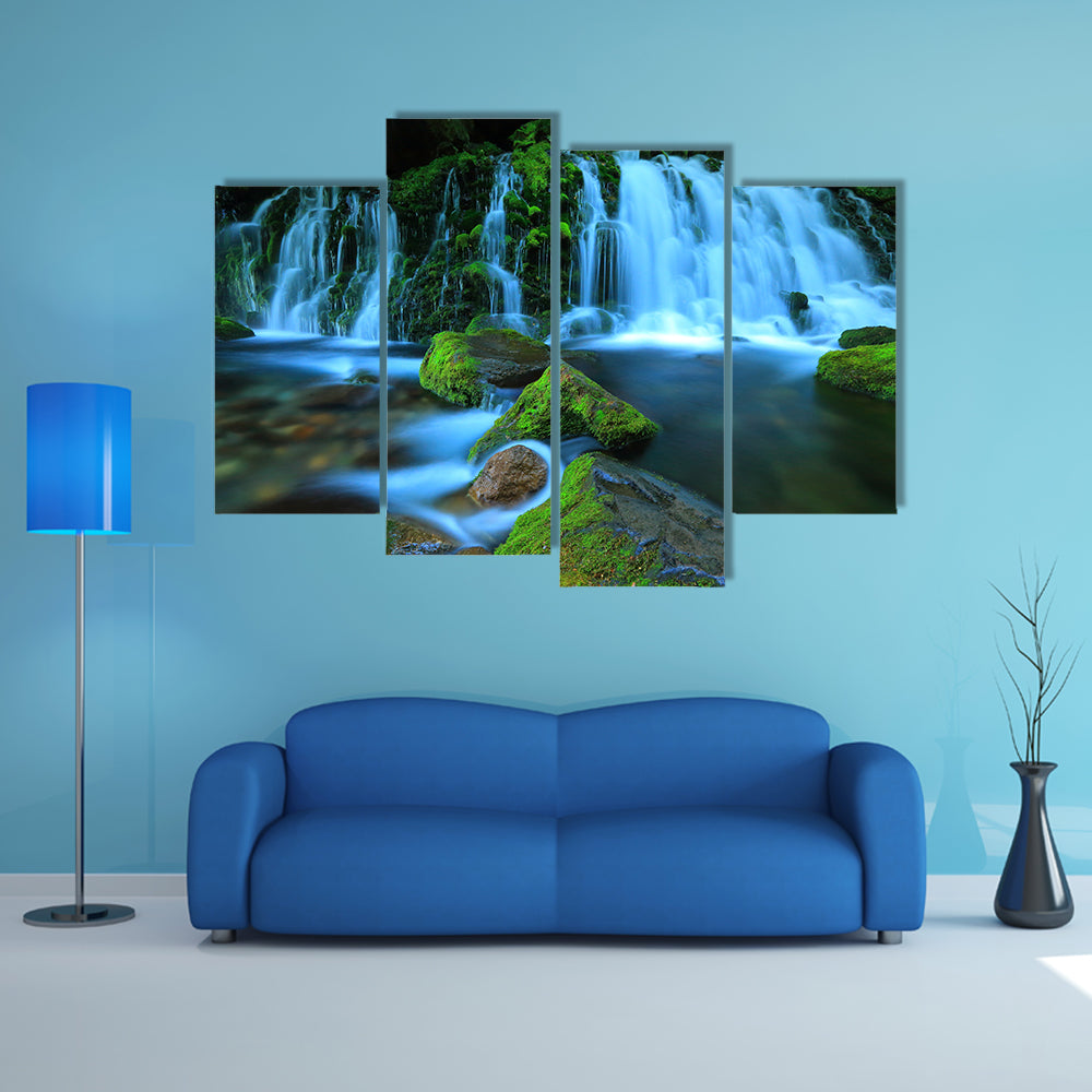 Akita Prefecture Xia Yuan falls subsoil water multi panel canvas wall art
