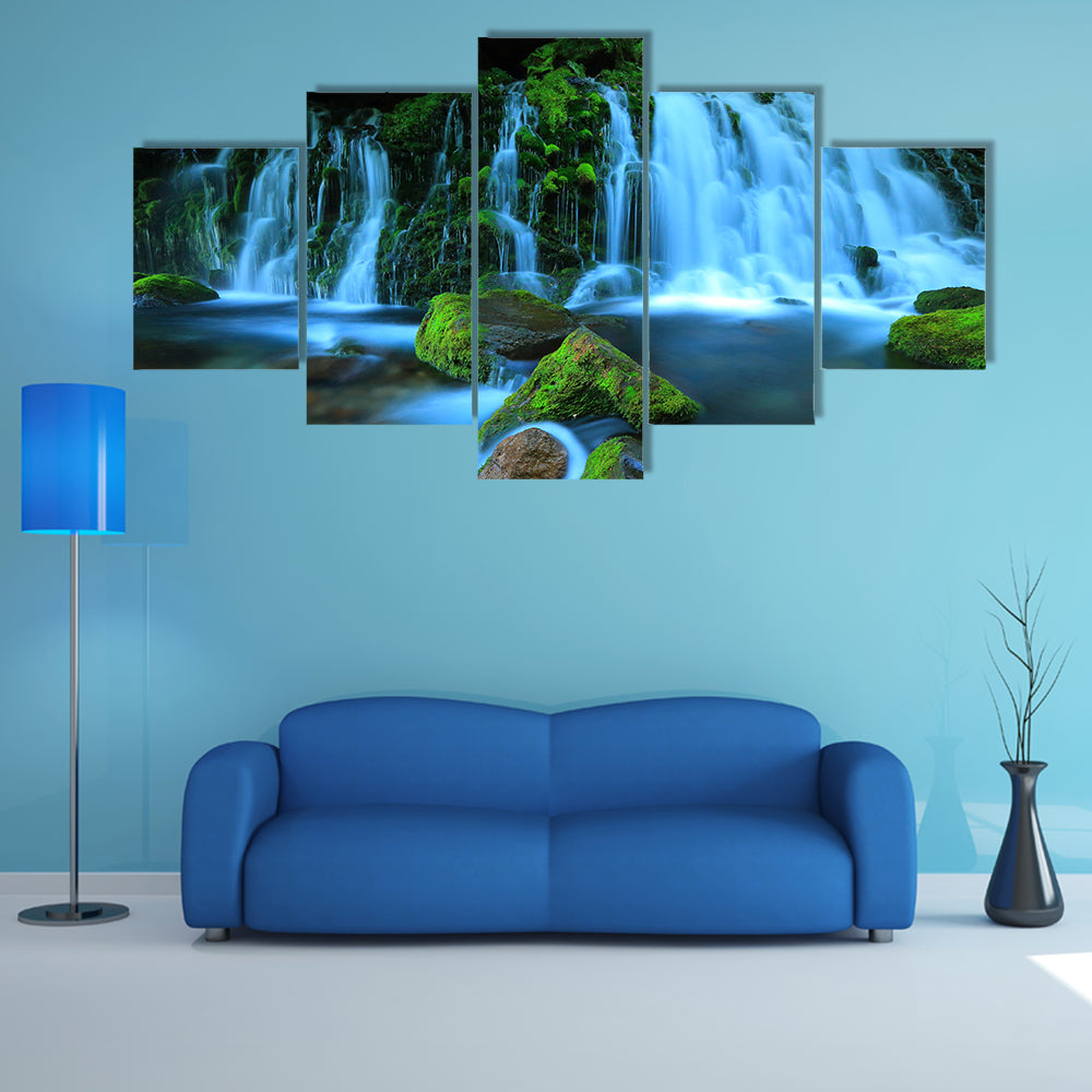 Akita Prefecture Xia Yuan falls subsoil water multi panel canvas wall art