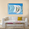 Flag of Guatemala - vector illustration Multi panel canvas wall art