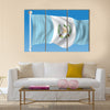 Flag of Guatemala - vector illustration Multi panel canvas wall art