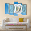 Flag of Guatemala - vector illustration Multi panel canvas wall art