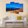 Gulf Of Tadjoura And Ghoubet Lake In Djibouti Multi Panel Canvas Wall Art