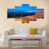 Gulf Of Tadjoura And Ghoubet Lake In Djibouti Multi Panel Canvas Wall Art