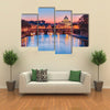 The Vatican city state at night in Rome Italy Multi panel canvas wall art