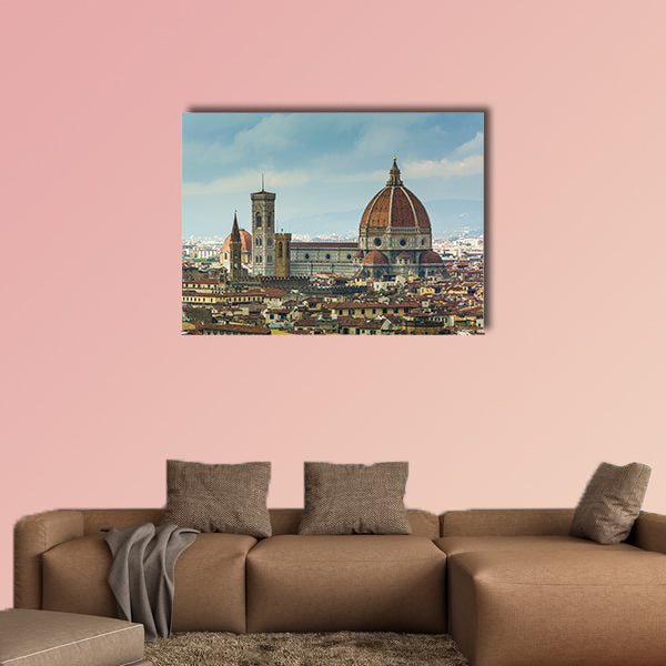 Florence Duomo and tower bell multi panel canvas wall art