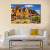 Desert Namib Stone of Namibia Concept of ecological and extreme tourism Light and shadow on the rocks Multi panel canvas wall art