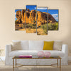 Desert Namib Stone of Namibia Concept of ecological and extreme tourism Light and shadow on the rocks Multi panel canvas wall art