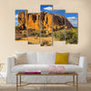 Desert Namib Stone of Namibia Concept of ecological and extreme tourism Light and shadow on the rocks Multi panel canvas wall art