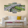 Auckland, New Zealand. Complicated road junction multi panel canvas wall art