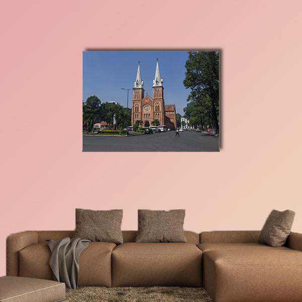 Saigon Notre-Dame Cathedral Basilica in Ho Chi Minh City wall art