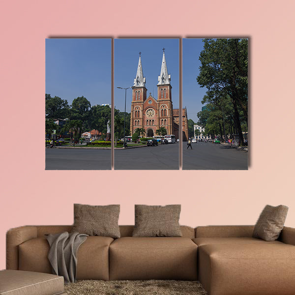 Saigon Notre-Dame Cathedral Basilica in Ho Chi Minh City wall art
