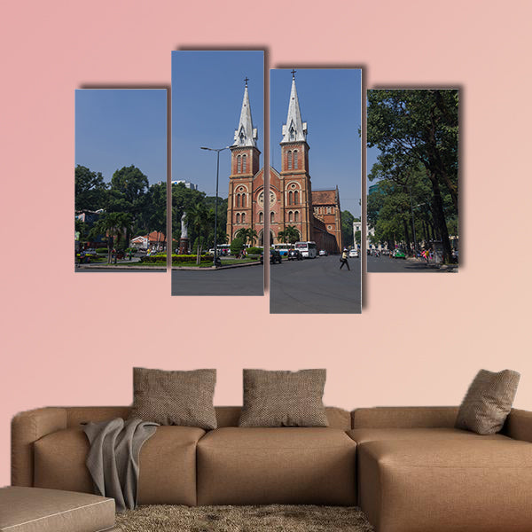 Saigon Notre-Dame Cathedral Basilica in Ho Chi Minh City wall art
