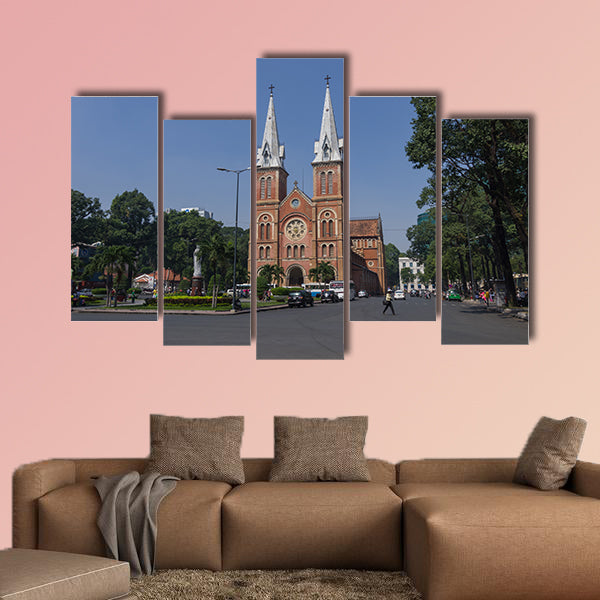 Saigon Notre-Dame Cathedral Basilica in Ho Chi Minh City wall art