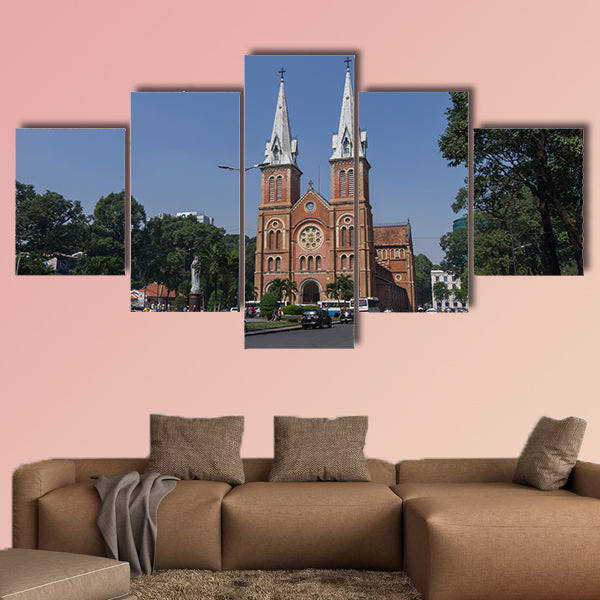 Saigon Notre-Dame Cathedral Basilica in Ho Chi Minh City wall art