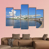 Side view of Museu do Amanha in Rio de Janeiro multi panel canvas wall art