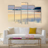 Sunset in the swedish archipelago multi panel canvas wall art