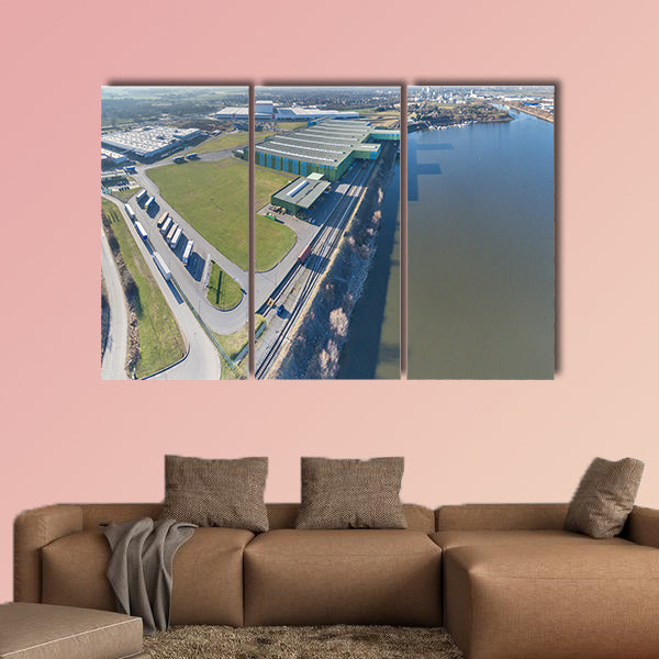 Thyssenkrupp is shipping their products, Krefeld, Germany wall art
