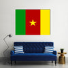 Flat Cameroonian flag Multi panel canvas wall art