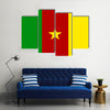 Flat Cameroonian flag Multi panel canvas wall art