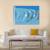 Vector Flag of Micronesia Multi panel canvas wall art